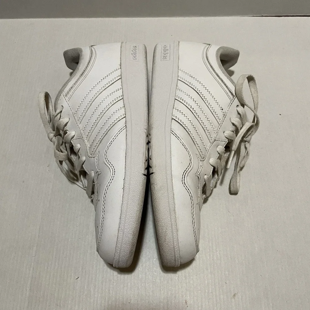adidas Hoops 4.0 Cloud White Core Black Men's JH6141 Size 8